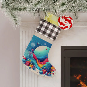 Stylish Christmas Stockings – Chic Burlap - Dipaliz - Holiday