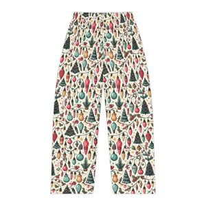 Cozy Christmas Lights Pajama Pants - Festive Sleepwear - Dipaliz - Pajamas