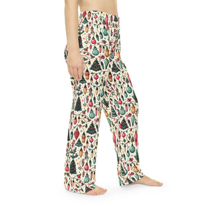 Cozy Christmas Lights Pajama Pants - Festive Sleepwear - Dipaliz - Pajamas