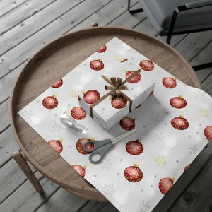 Ornament Gift Wrap Vintage Christmas Holiday Paper - Dipaliz - 29’’ x 20’’ / Matte - Wrapping