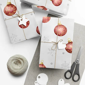 Ornament Gift Wrap Vintage Christmas Holiday Paper - Dipaliz - Wrapping