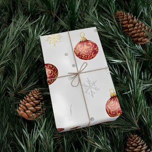 Ornament Gift Wrap Vintage Christmas Holiday Paper - Dipaliz - Wrapping