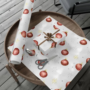 Ornament Gift Wrap Vintage Christmas Holiday Paper - Dipaliz - Wrapping