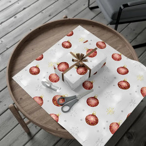 Ornament Gift Wrap Vintage Christmas Holiday Paper - Dipaliz - Wrapping