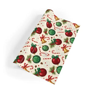 Painterly Holiday Magic Wrapping Paper Warm Festive Flair Dipaliz