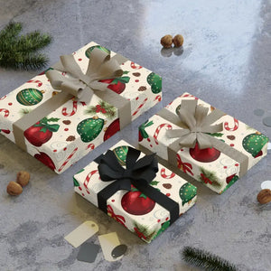 Painterly Holiday Magic Wrapping Paper Warm Festive Flair Dipaliz