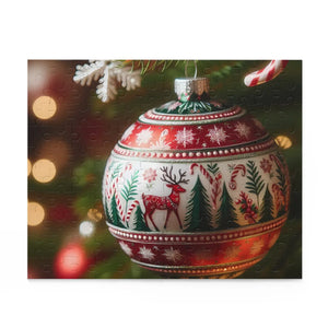 Festive Christmas Ornament Puzzles - Holiday Family Fun - Dipaliz - Puzzle