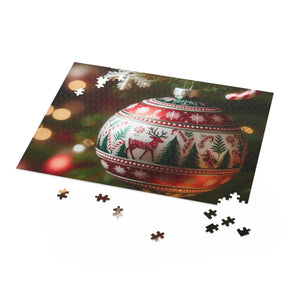 Festive Christmas Ornament Puzzles - Holiday Family Fun - Dipaliz - Puzzle