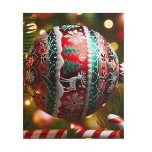 Enchanting Christmas Ornament Puzzle - Holiday Fun with High-quality Chipboard Pieces - Dipaliz