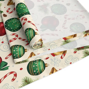 Cotton Twill Table Runner - Farmhouse Gingerbread Style - Dipaliz - Runners