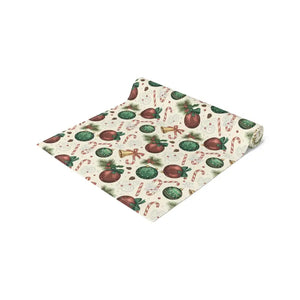 Cotton Twill Table Runner - Farmhouse Gingerbread Style - Dipaliz - Runners