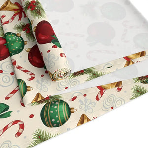 Cotton Twill Table Runner - Farmhouse Gingerbread Style - Dipaliz - Runners