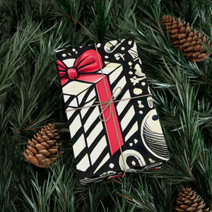Festive Candy Cane Gift Wrap Paper - Christmas Pattern - Dipaliz - Wrapping