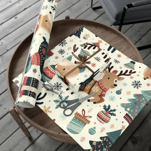 Vibrant Santa Gift Wrap - Festive Christmas Magic - Dipaliz - Wrapping Paper