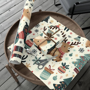 Vibrant Santa Gift Wrap - Festive Christmas Magic - Dipaliz - Wrapping Paper