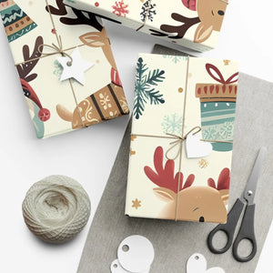 Vibrant Santa Gift Wrap - Festive Christmas Magic - Dipaliz - Wrapping Paper