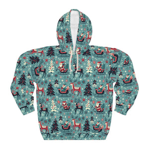 Christmas Pattern Unisex Pullover Hoodie (aop) - Hoodies