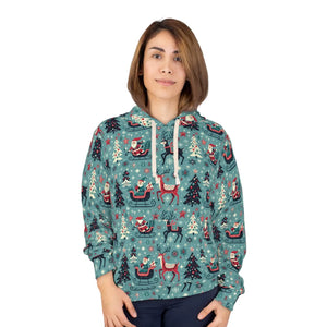 Christmas Pattern Unisex Pullover Hoodie (aop) - Hoodies