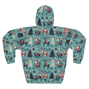 Christmas Pattern Unisex Pullover Hoodie (aop) - Hoodies
