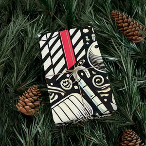 Festive Candy Cane Gift Wrap Paper Christmas Pattern - Dipaliz - Wrapping
