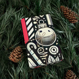 Festive Candy Cane Gift Wrap Paper Christmas Pattern - Dipaliz - Wrapping