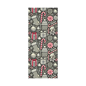 Festive Candy Cane Gift Wrap Paper Christmas Pattern - Dipaliz - Wrapping
