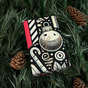 Festive Candy Cane Gift Wrap Paper Christmas Pattern - Dipaliz - Wrapping