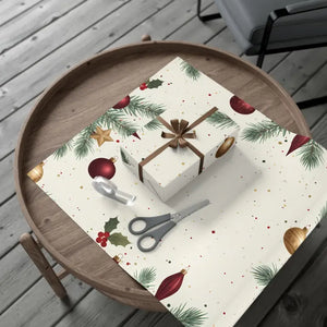 Baubles Gift Wrap - Festive Christmas Design - Dipaliz - Wrapping Paper