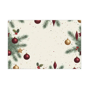 Baubles Gift Wrap - Festive Christmas Design - Dipaliz - 29’’ x 20’’ / Satin - Wrapping Paper