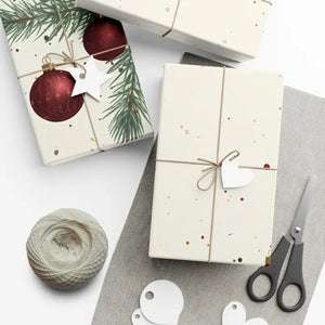 Baubles Gift Wrap - Festive Christmas Design - Dipaliz - Wrapping Paper
