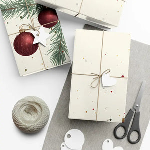 Baubles Gift Wrap - Festive Christmas Design - Dipaliz - Wrapping Paper