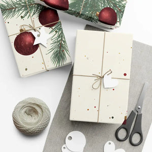 Baubles Gift Wrap - Festive Christmas Design - Dipaliz - Wrapping Paper