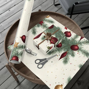 Baubles Gift Wrap - Festive Christmas Design - Dipaliz - Wrapping Paper