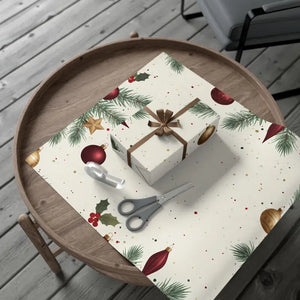 Baubles Gift Wrap - Festive Christmas Design - Dipaliz - 29’’ x 20’’ / Matte - Wrapping Paper