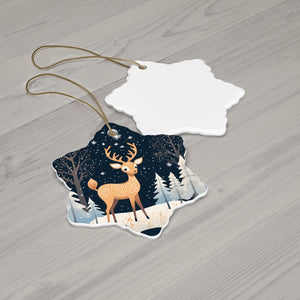 Timeless Christmas Reindeer Ceramic Ornament Collection - Dipaliz - Home Decor