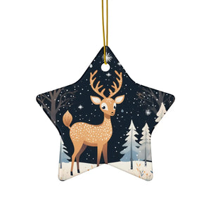 Timeless Christmas Reindeer Ceramic Ornament Collection - Dipaliz - Home Decor