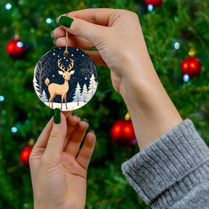 Timeless Christmas Reindeer Ceramic Ornament Collection - Dipaliz - Home Decor