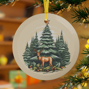 Reindeer Glass Ornaments – Christmas - Dipaliz - Holiday