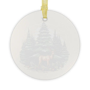Reindeer Glass Ornaments – Christmas - Dipaliz - Holiday
