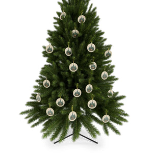 Reindeer Glass Ornaments – Christmas - Dipaliz - Holiday