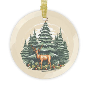 Reindeer Glass Ornaments – Christmas - Dipaliz - Holiday