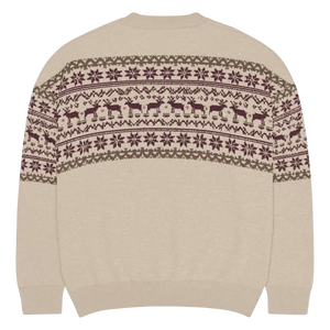 Knitted Crew Neck Sweater - Cozy Holiday Essential - Dipaliz - Sweaters