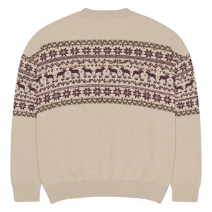 Knitted Crew Neck Sweater - Cozy Holiday Essential - Dipaliz - Sweaters