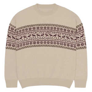 Knitted Crew Neck Sweater - Cozy Holiday Essential - Dipaliz - 2xl - Sweaters