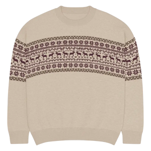 Knitted Crew Neck Sweater - Cozy Holiday Essential - Dipaliz - 3xl - Sweaters