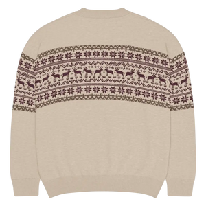 Knitted Crew Neck Sweater - Cozy Holiday Essential - Dipaliz - Sweaters