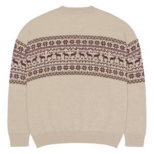 Knitted Crew Neck Sweater - Cozy Holiday Essential - Dipaliz - Sweaters