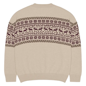Knitted Crew Neck Sweater - Cozy Holiday Essential - Dipaliz - Sweaters