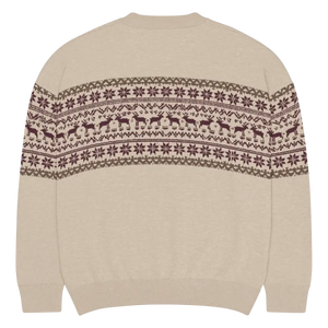 Knitted Crew Neck Sweater - Cozy Holiday Essential - Dipaliz - Sweaters