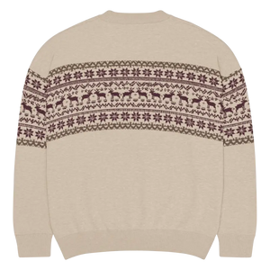 Knitted Crew Neck Sweater - Cozy Holiday Essential - Dipaliz - Sweaters